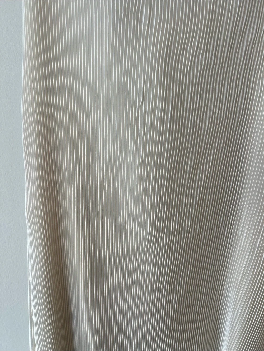 Abercrombie & Fitch Cream Pleated Maxi Dress